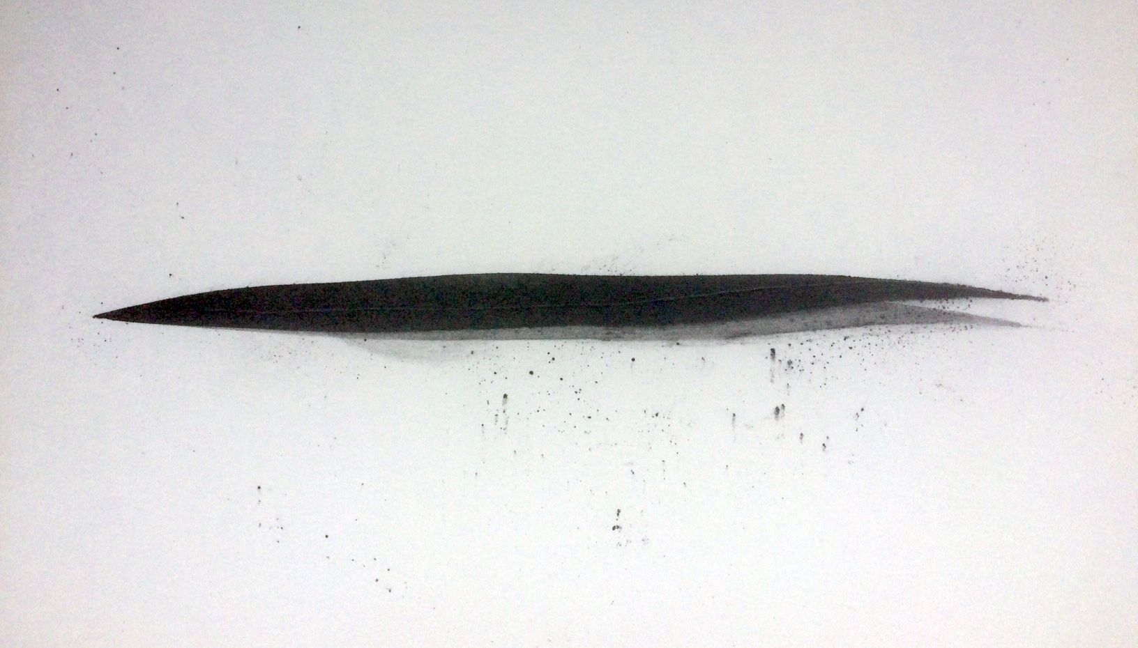 Line, graphite on paper, 30 x 50 cms, 2017